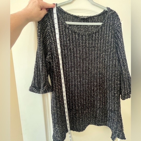 TopShop Knit Black Short Sleeve Sweater Women’s Size US 10 - Picture 12 of 14